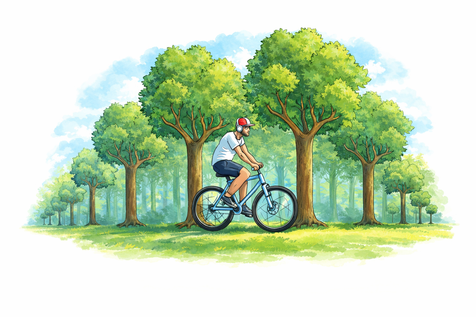 Il ciclista e la dimensione relativa: ciò che vediamo dipende dalla relazione tra corpo e oggetto